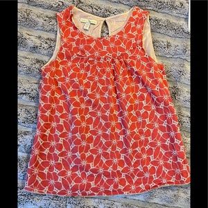 Anthropologie top by Weston Wear size Small.  Eyelet detail w key hole back